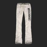 dames abercrombie sweatpants wit lace-up wit On Sale Website gibbd271